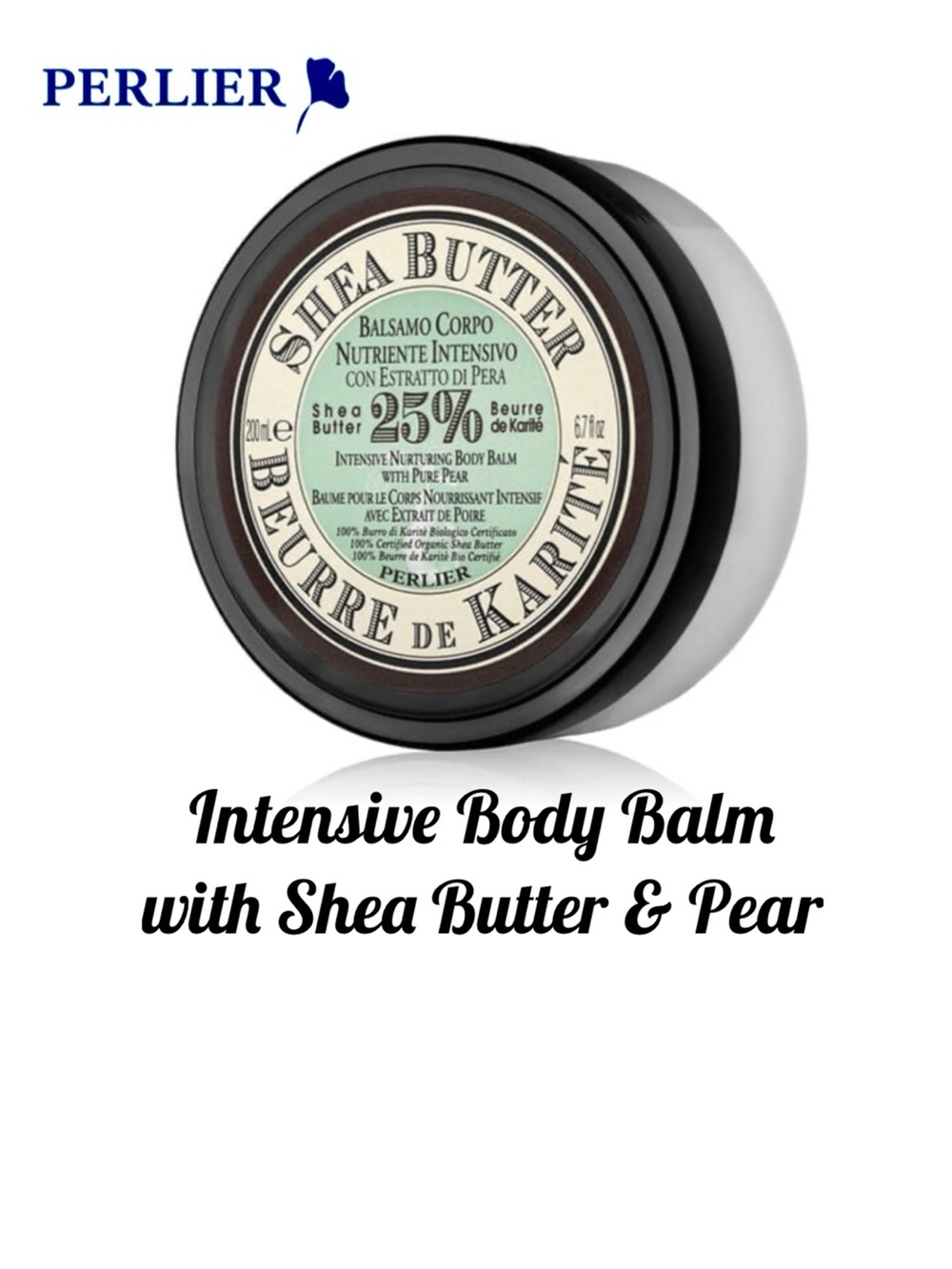 Perlier Body Balm with Shea Butter & Pear Extract